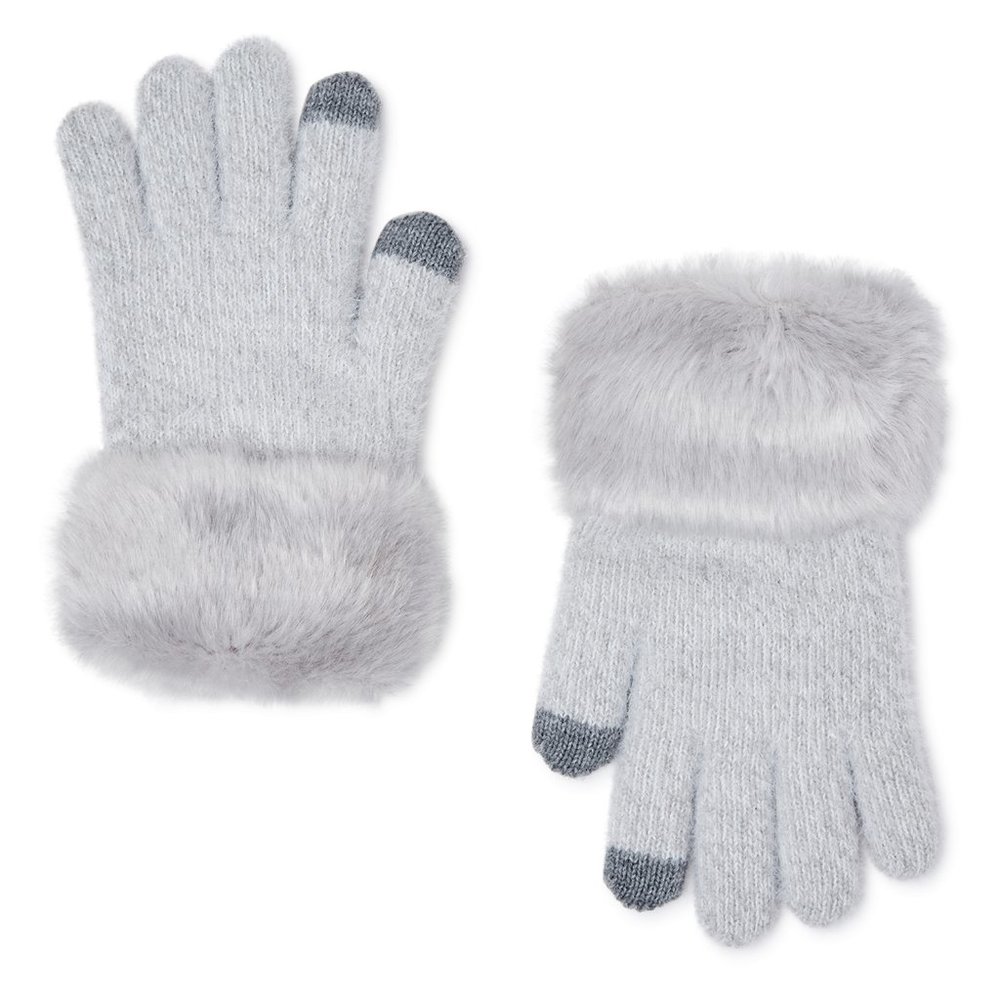 Wonder Nation Girls' Fashion Gloves White Size OS  **NEW WITH TAGS**